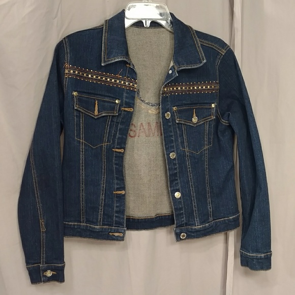 Rare OOAK Lawman Jeans Sample Denim Jacket Sm-Med - Picture 1 of 8